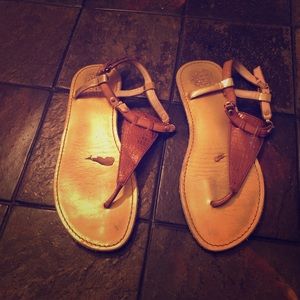 Vince Camuto gold sandal